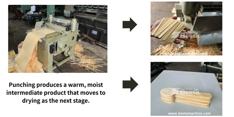 After ice cream stick carved cutting process 01