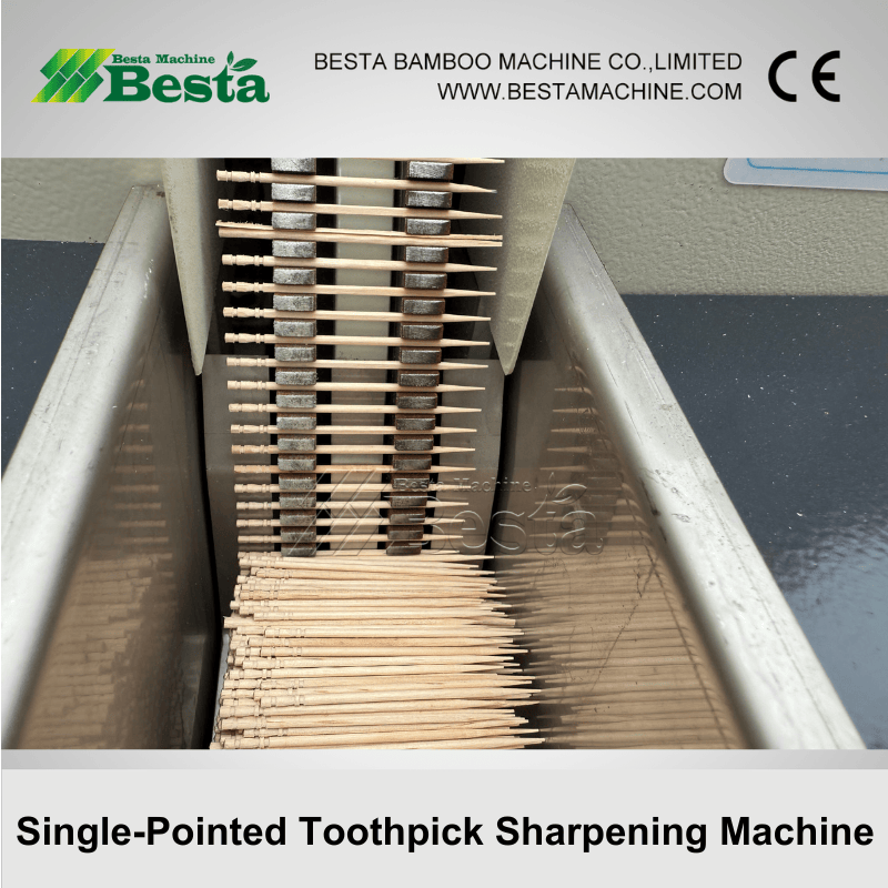 Sing pointed toothpick sharpening machine 4