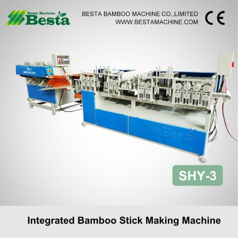 Three in one bamboo stick making machine 5