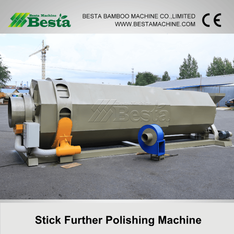 Wooden ice cream stick further polishing machine dust removing 4 1