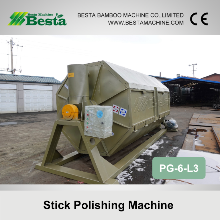 Wooden ice cream stick polishing machine PG 6 L3 8
