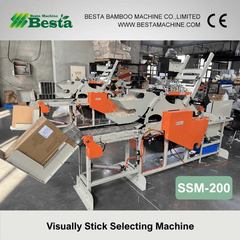 wooden stick selecting machine visually selecting type SSM 200 1