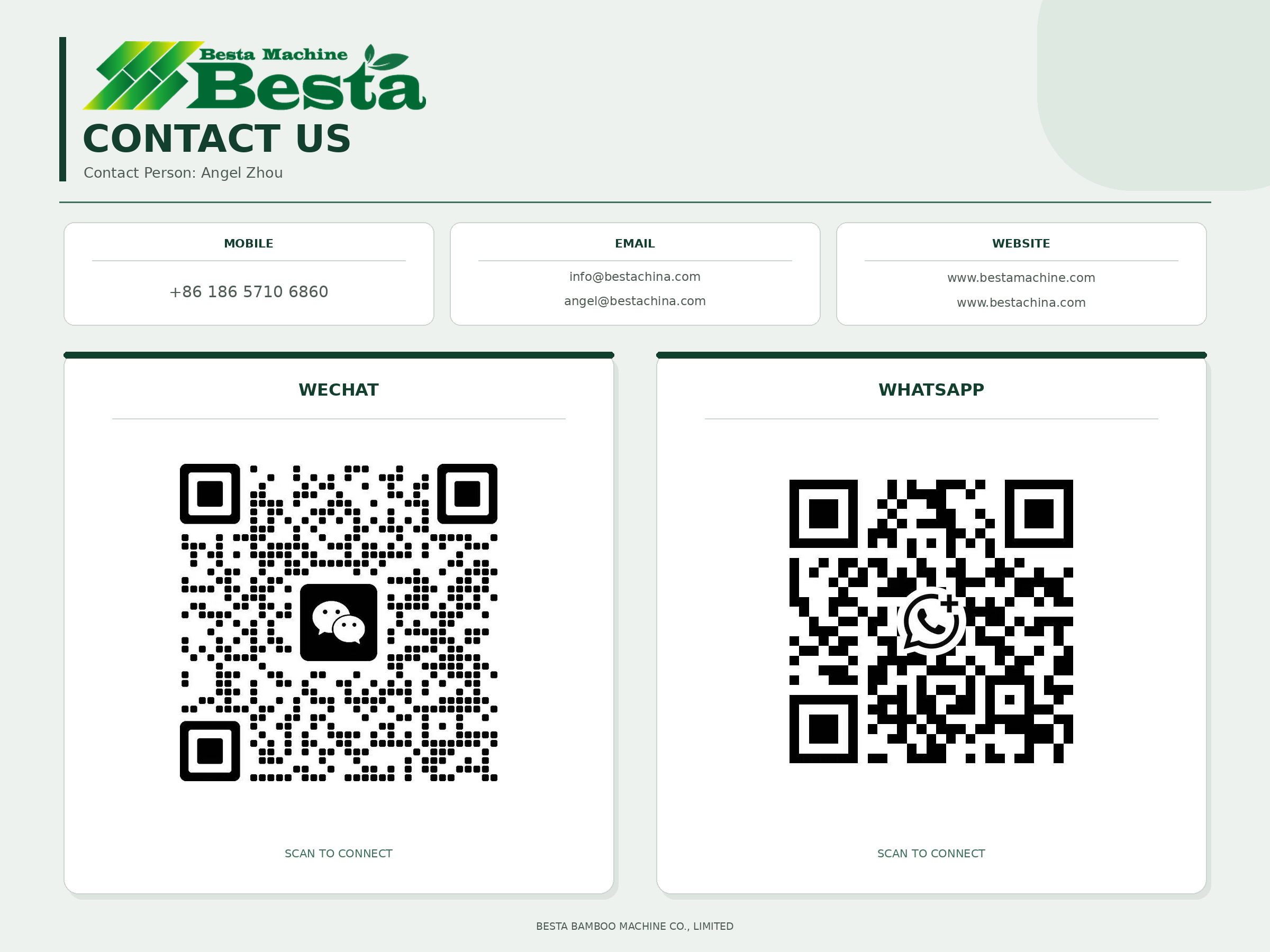 CONTACT US BESTA MACHINE CONTACT US BESTA MACHINE