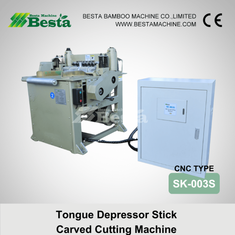 Tongue depressor stick carved cutting machine 2