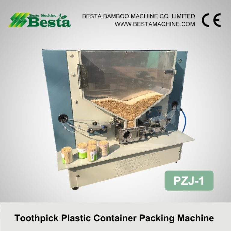 Toothpick Plastic container packing machine 2