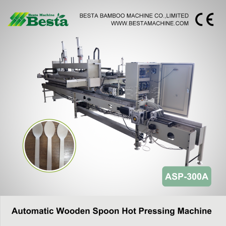 automatic wooden spoon hot pressing machine ASP 300A 6